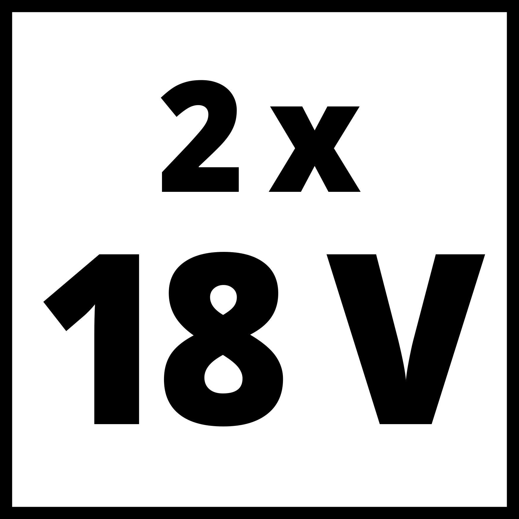 Einhell 18 V/4.0 Ah Plus Accu DUO-pack - 2 accu's - Power X- Change - Detailed view of the product