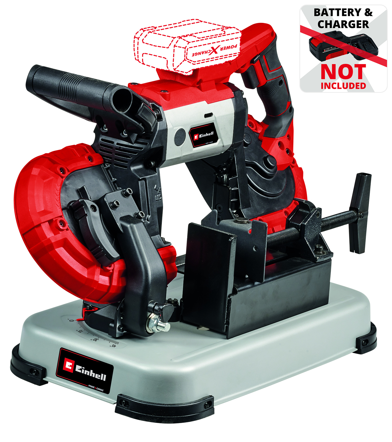 Einhell TE-MB 18/127 U Li Solo - Accu Bandzaag - Power X-Change - Detailed view of the product