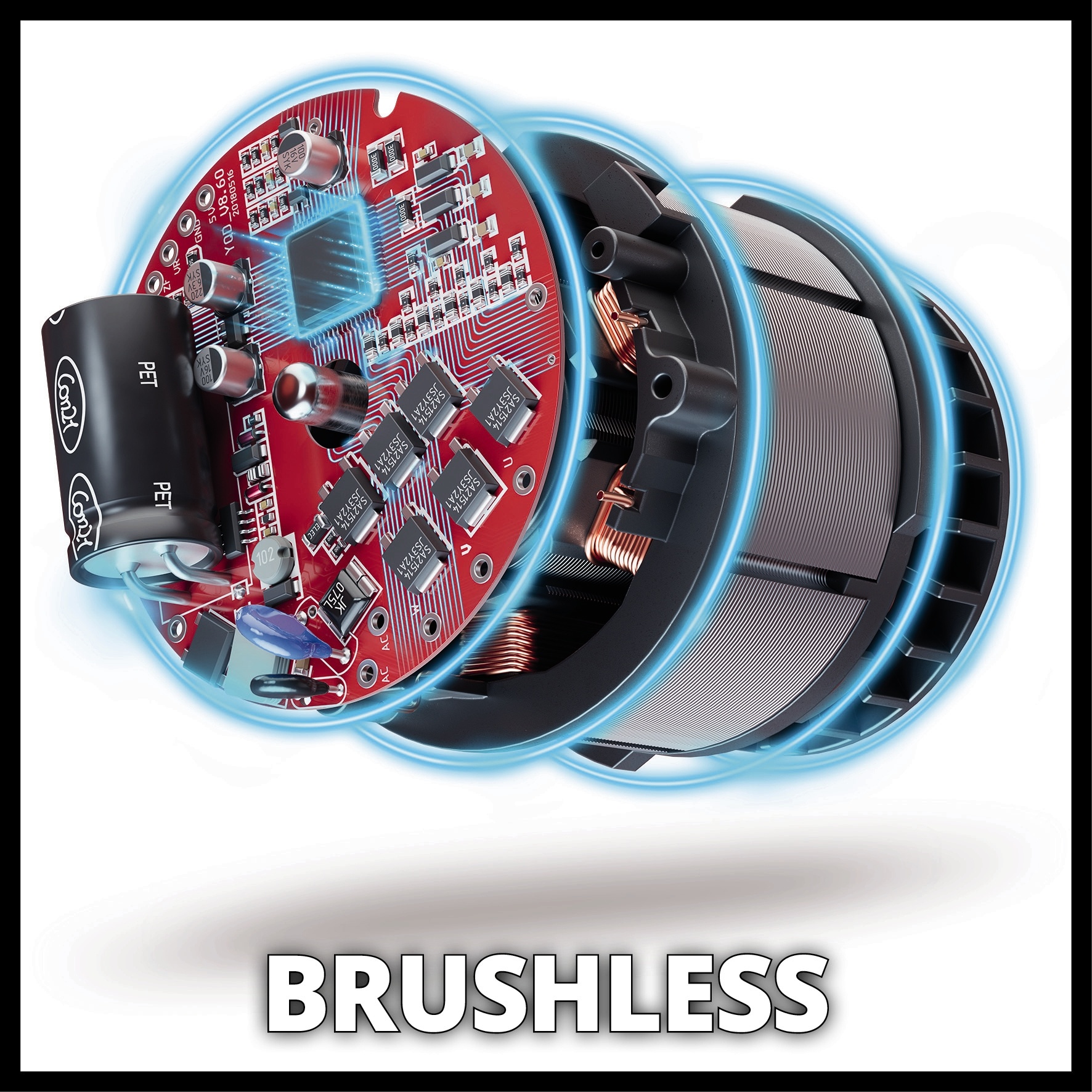 Einhell TP-RS 18/32 Li BL Solo - Accu Excentrische Schuurmachine -Ø125 mm - Power X-Change - Detailed view of the product