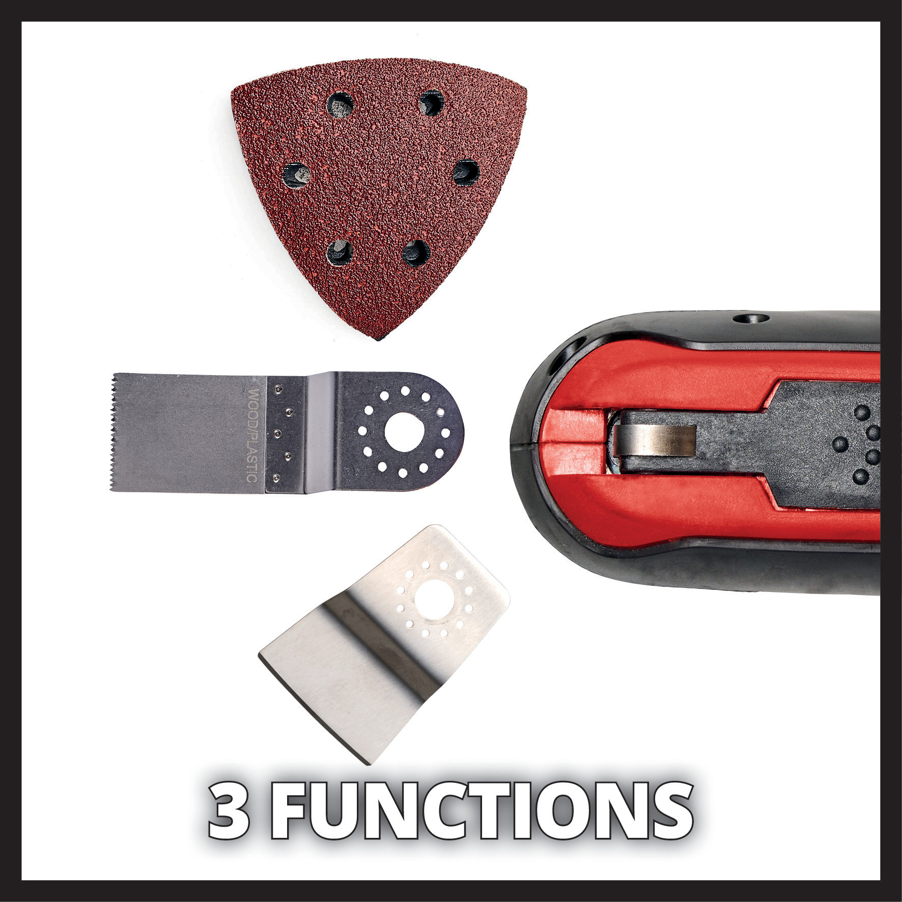 Einhell TE-MG 18/1 Li Solo - Accu Multitool - Power X-Change - Detailed view of the product