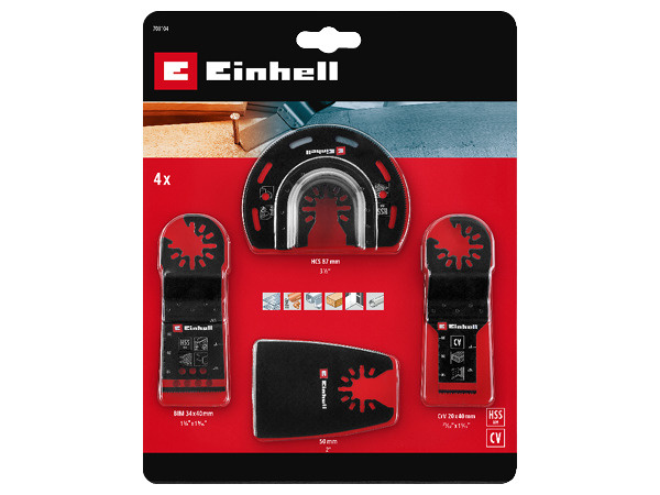 Einhell Multitoolset - 4-delig - (49708104) afbeelding