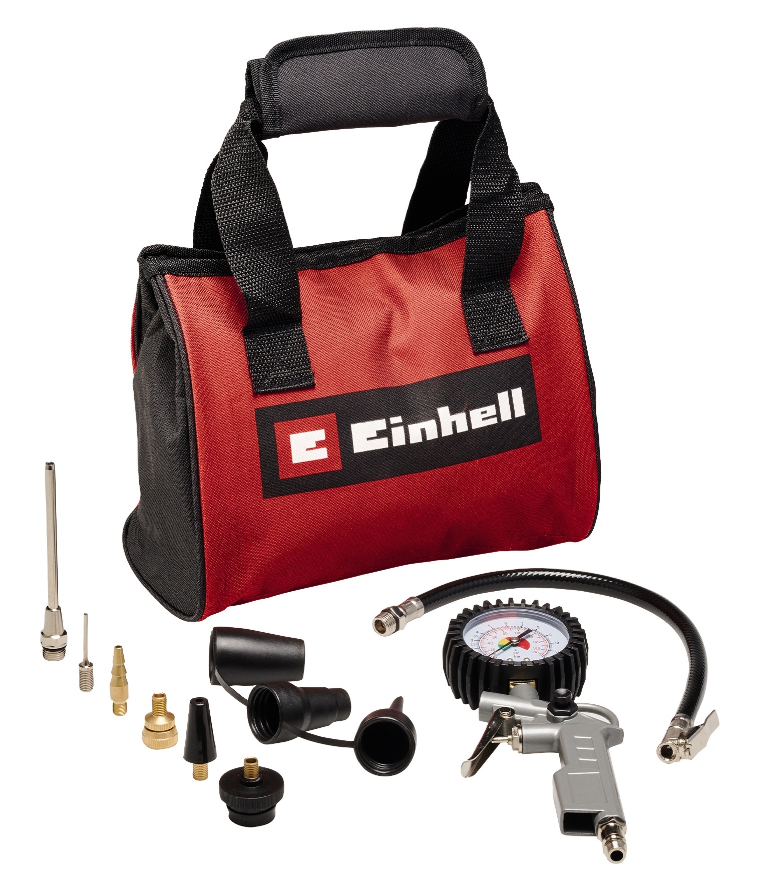 Einhell Persluchtset - 10-delig - in luxe opbergtas