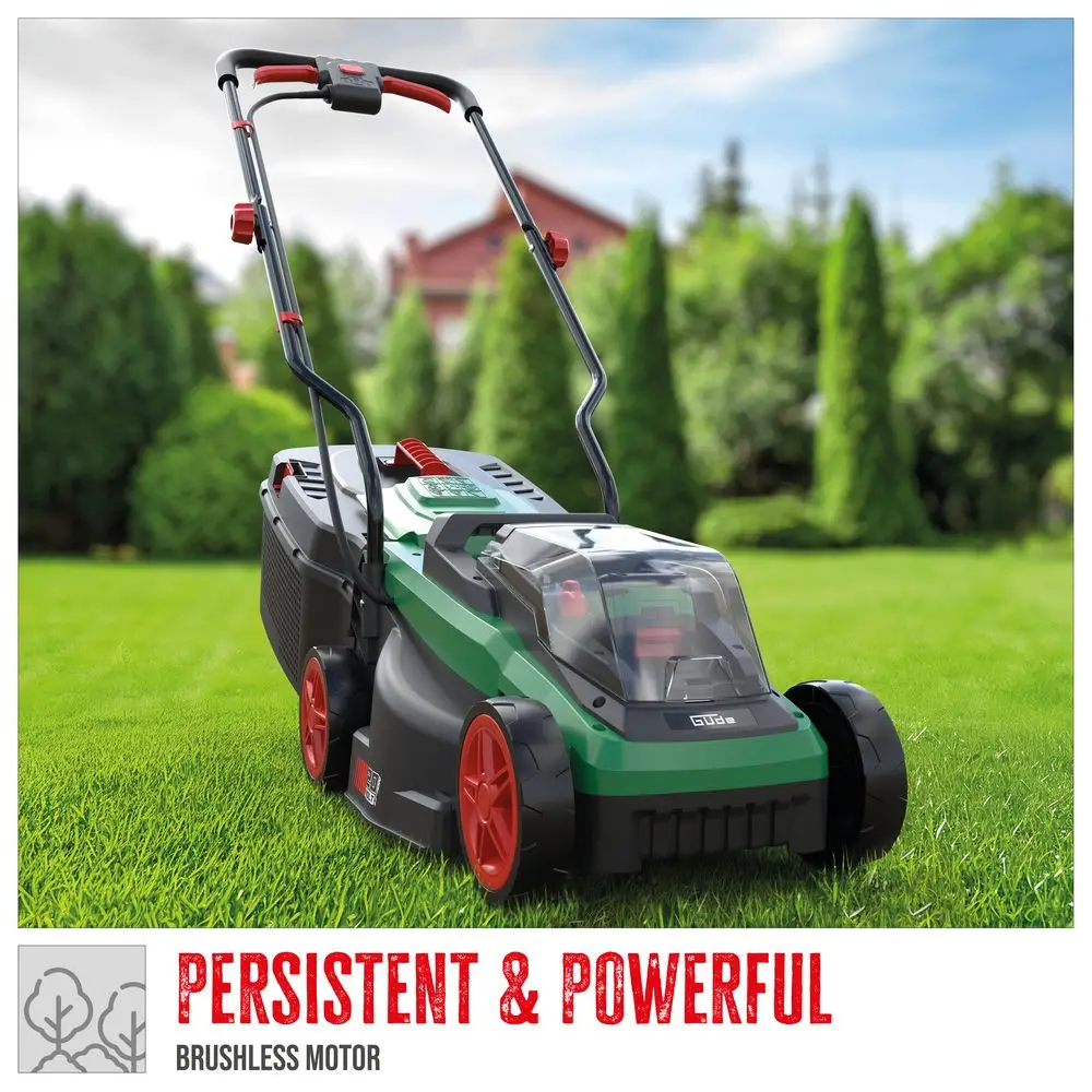 Güde Accu Grasmaaier 320/20-4 inclusief accu 4,0 Ah en lader. - Detailed view of the product