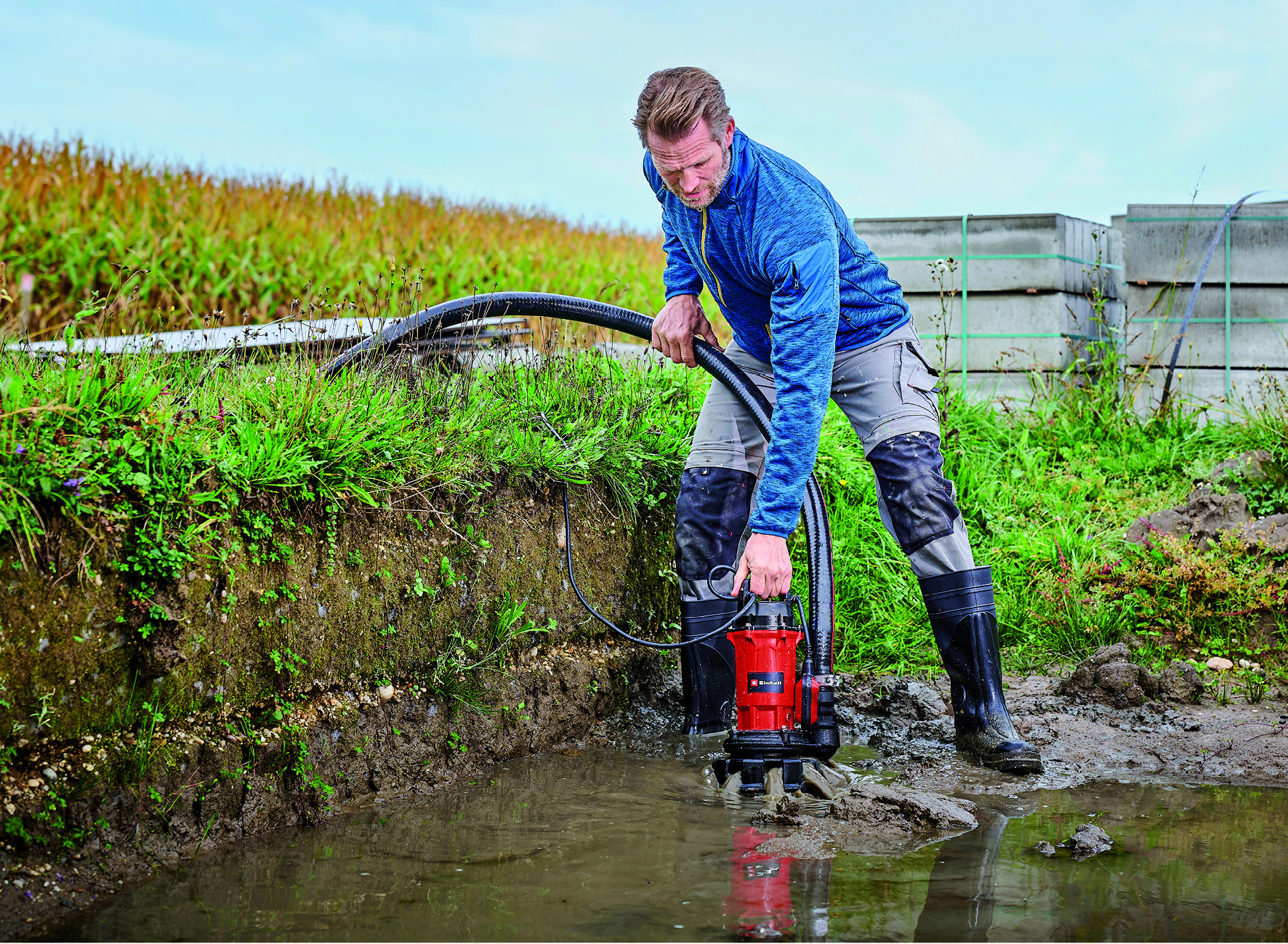 Einhell GE-DP 900 Cut - Vuilwaterpomp - Detailed view of the product