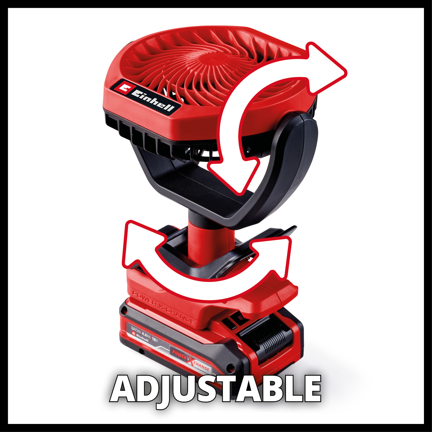 Einhell GC-CF 18/110 Li Solo - Accu Ventilator - Power X-Change - Detailed view of the product