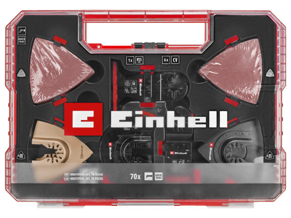 Einhell Multitoolset - 70-delig - XXL-Case - Detailed view of the product