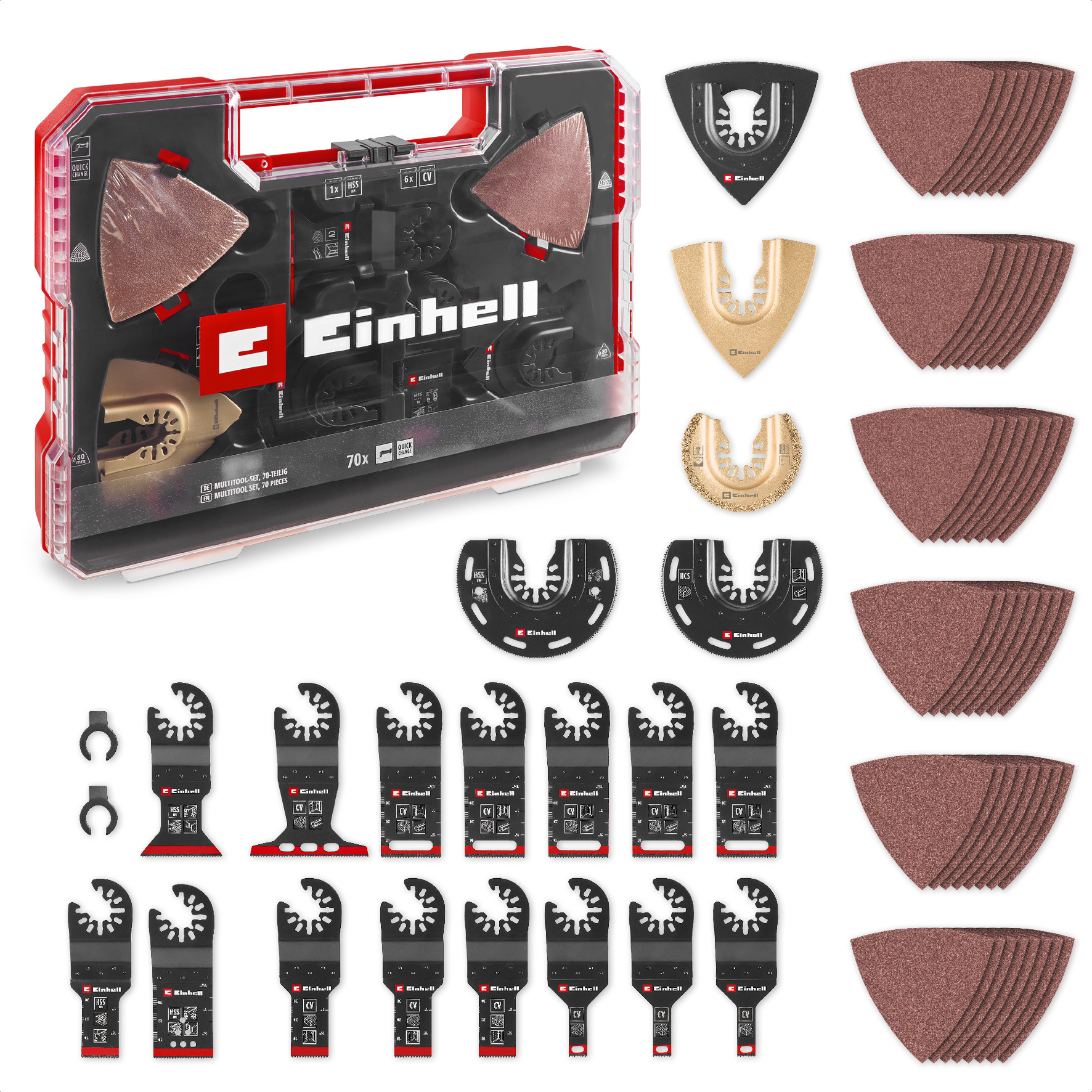 Einhell Multitoolset - 70-delig - XXL-Case - Default image for the product