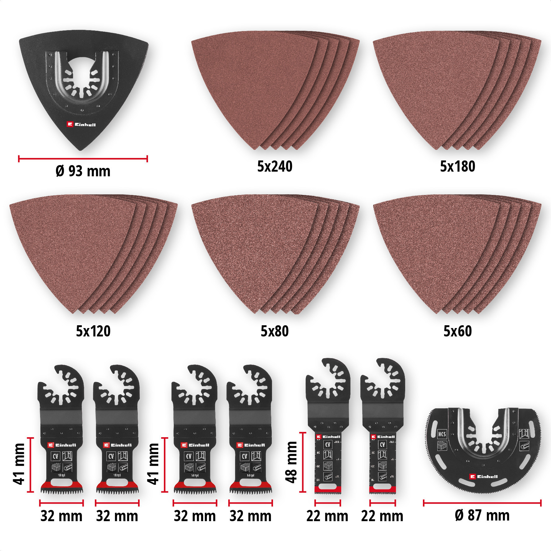 Einhell Multitoolset - 35-delig - XLPLus-Case - Detailed view of the product