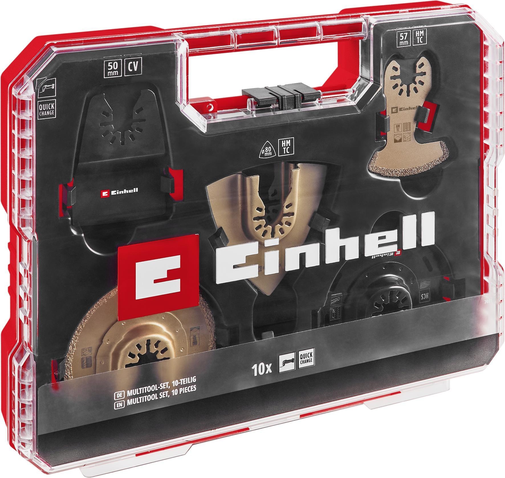 Einhell Multitoolset - 10-delig - XLPlus-Case