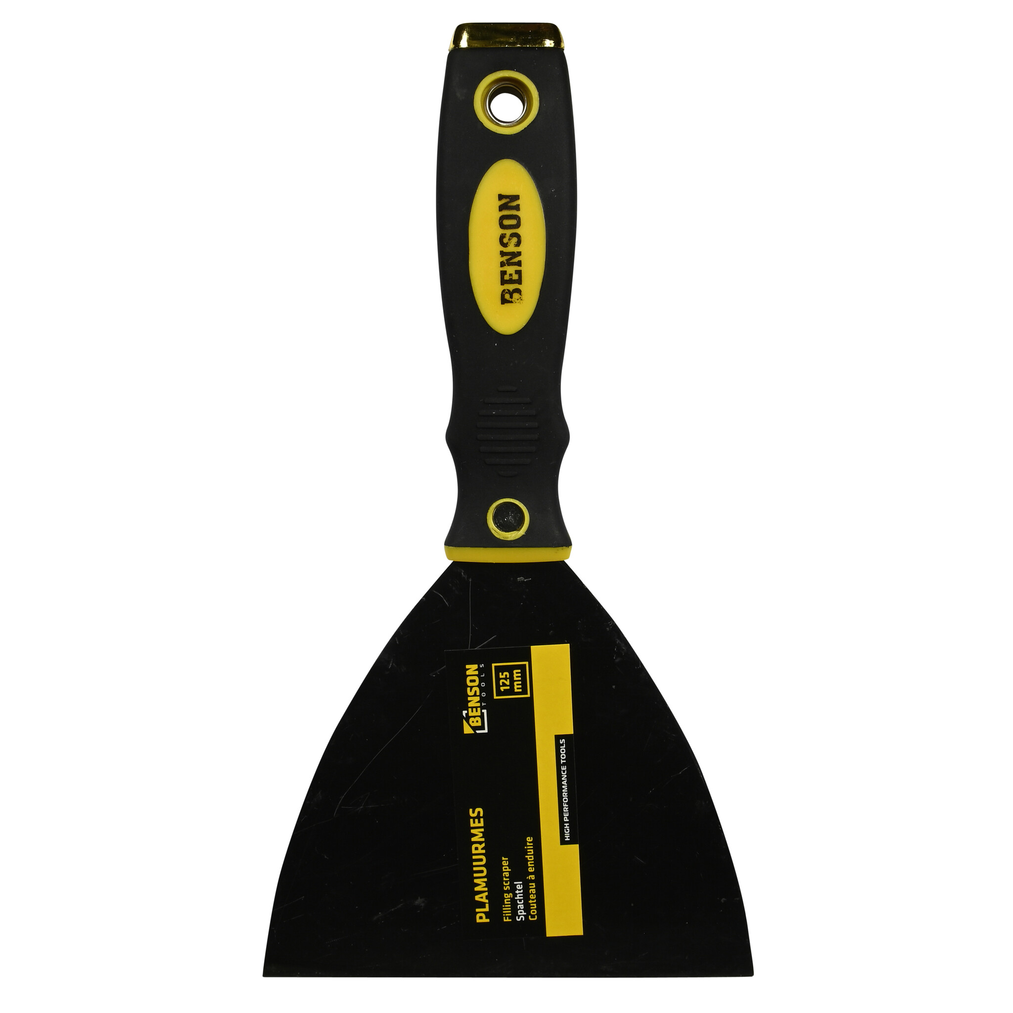 Benson Plamuurmes 5"/ 127mm– RVS met Soft Grip Handvat - Detailed view of the product