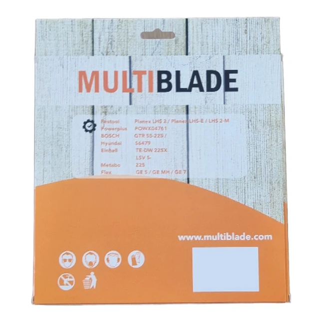 Multiblade Schuurschijf MB226Ø225 mm 5x K180 - Detailed view of the product