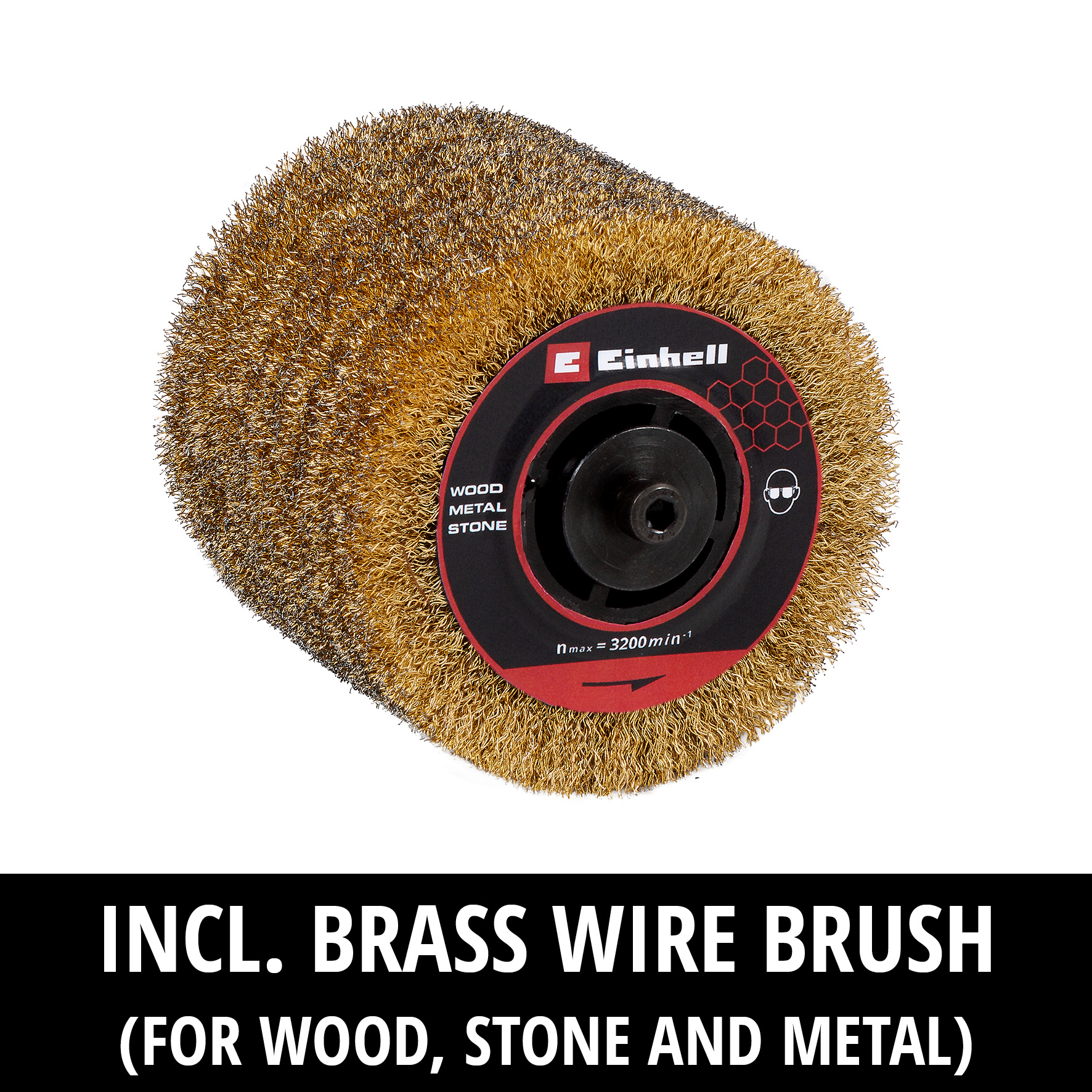 Einhell TP-BR 18/32 Li BL Solo - Accu Borstelschuurmachine - 120/100 mm - Power X-Change - Detailed view of the product