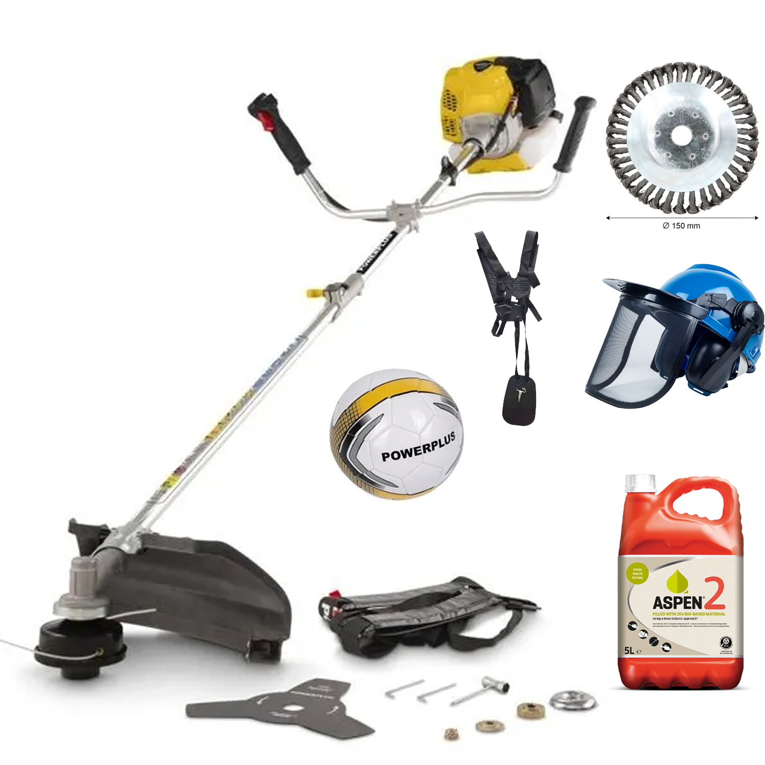 PowerPlus POWEG8013 Bosmaaier 2-in-1 - 43cc - KIT