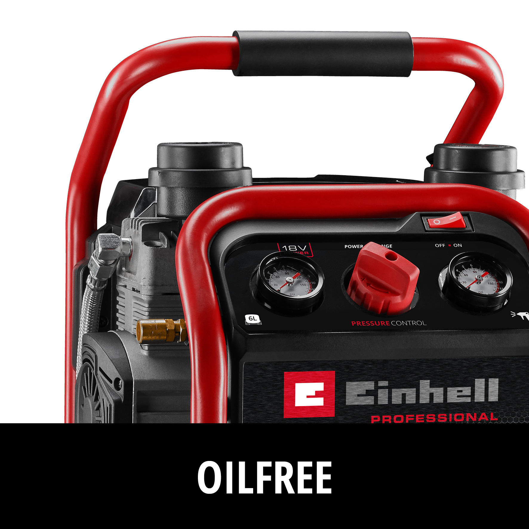 Einhell SILENZZO 18/160 Li Solo Silent Accu Compressor thumbnail 5