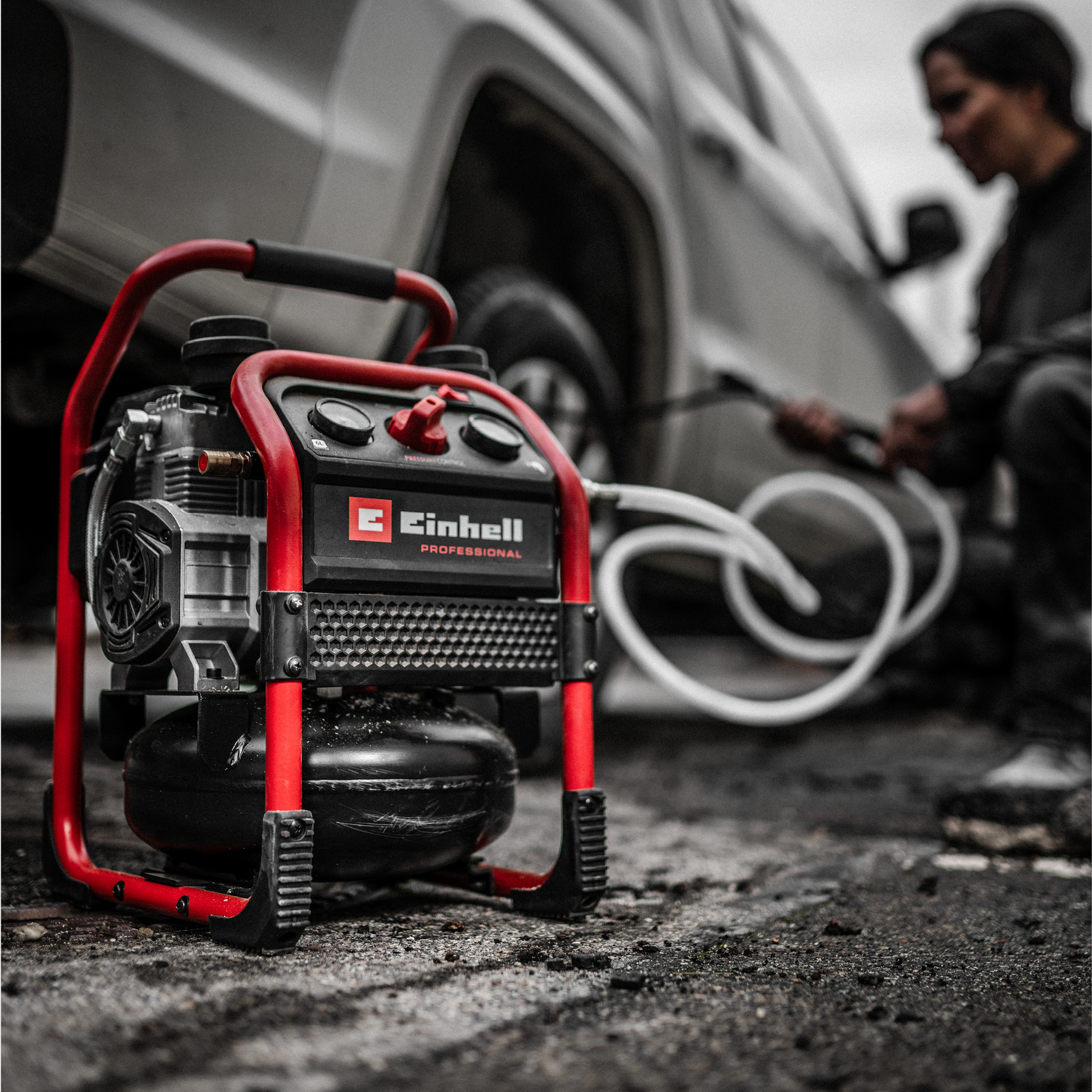 Einhell SILENZZO 18/160 Li Solo Silent Accu Compressor thumbnail 9