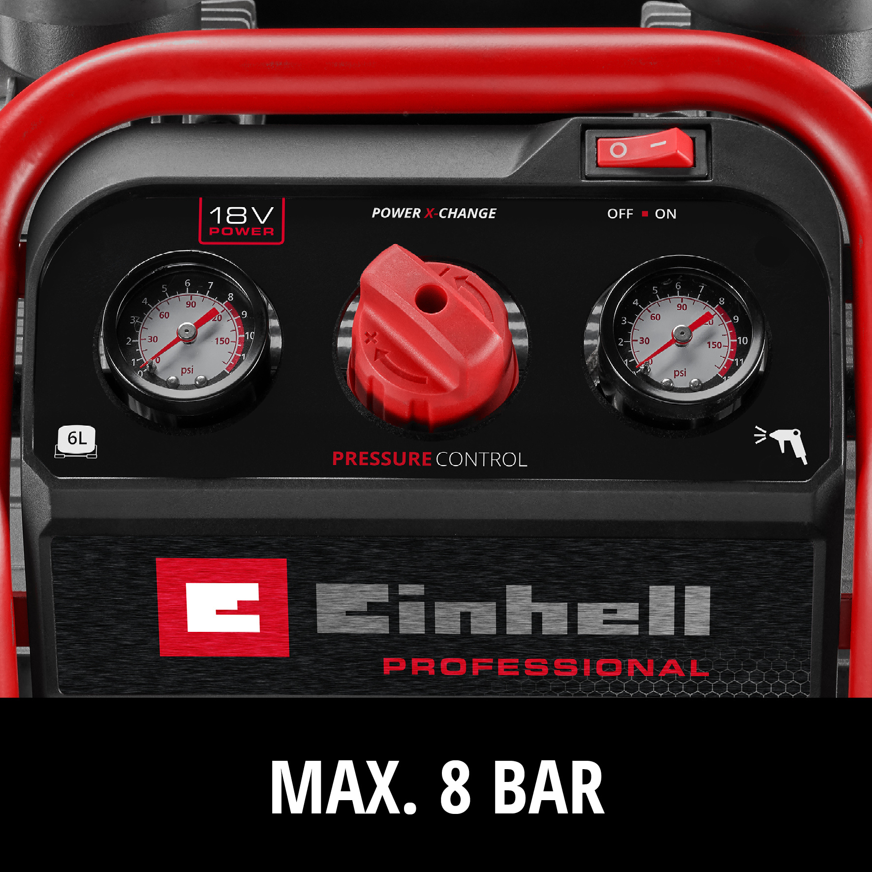 Einhell SILENZZO 18/160 Li Solo Silent Accu Compressor thumbnail 11