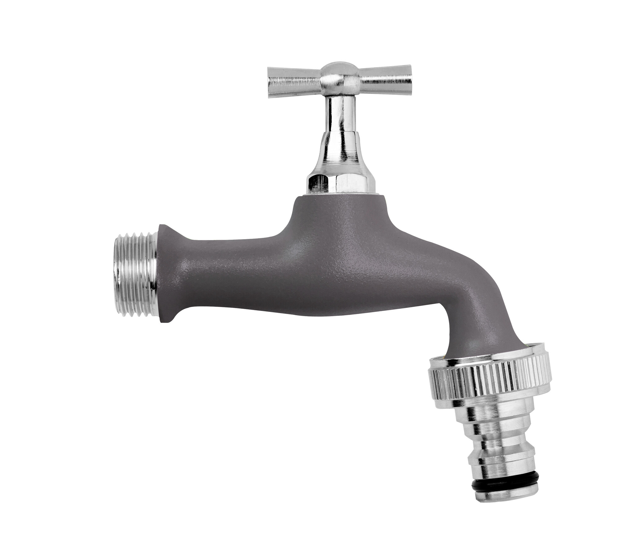 Aquajet Tuinkraan Verchroomd 1/2"- Grijs - Detailed view of the product