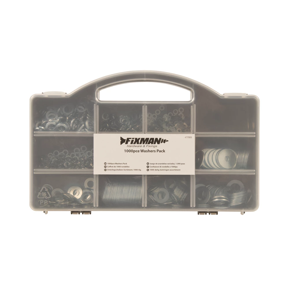 Fixman - Sluitringen assortiment 1000-Delig - Detailed view of the product