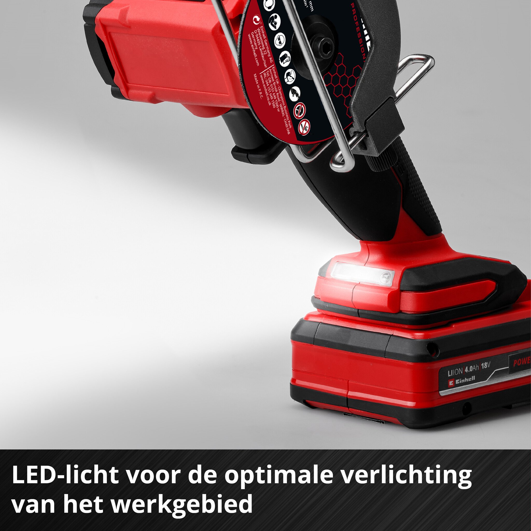 Einhell TP-CO 18/76-C Li BL Solo– Accu Doorslijpmachine Ø76 mm – Power X-Change - Detailed view of the product