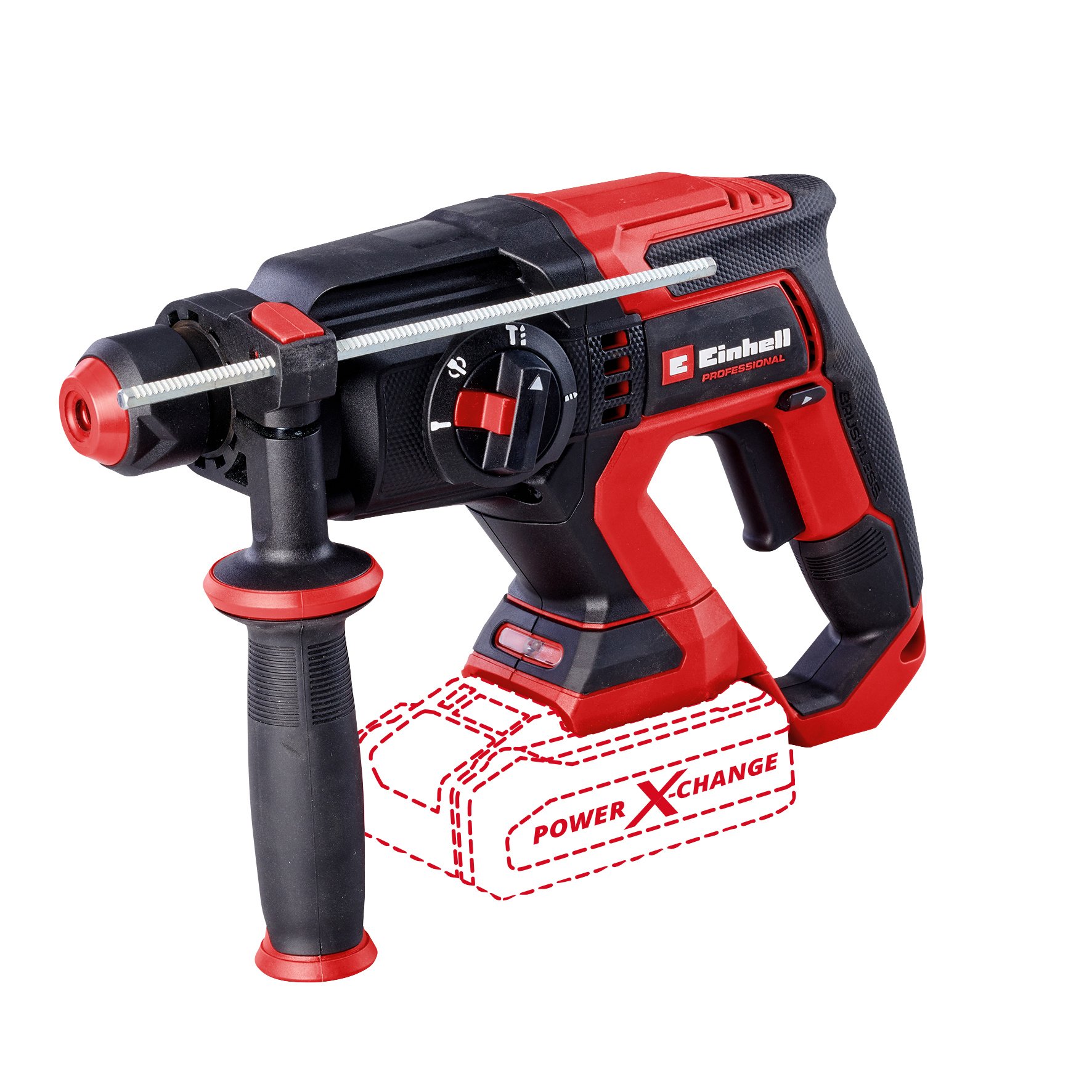 Einhell TP-HD 18/22 D Li BL Solo - Accu Boorhamer - Power X-Change - Detailed view of the product
