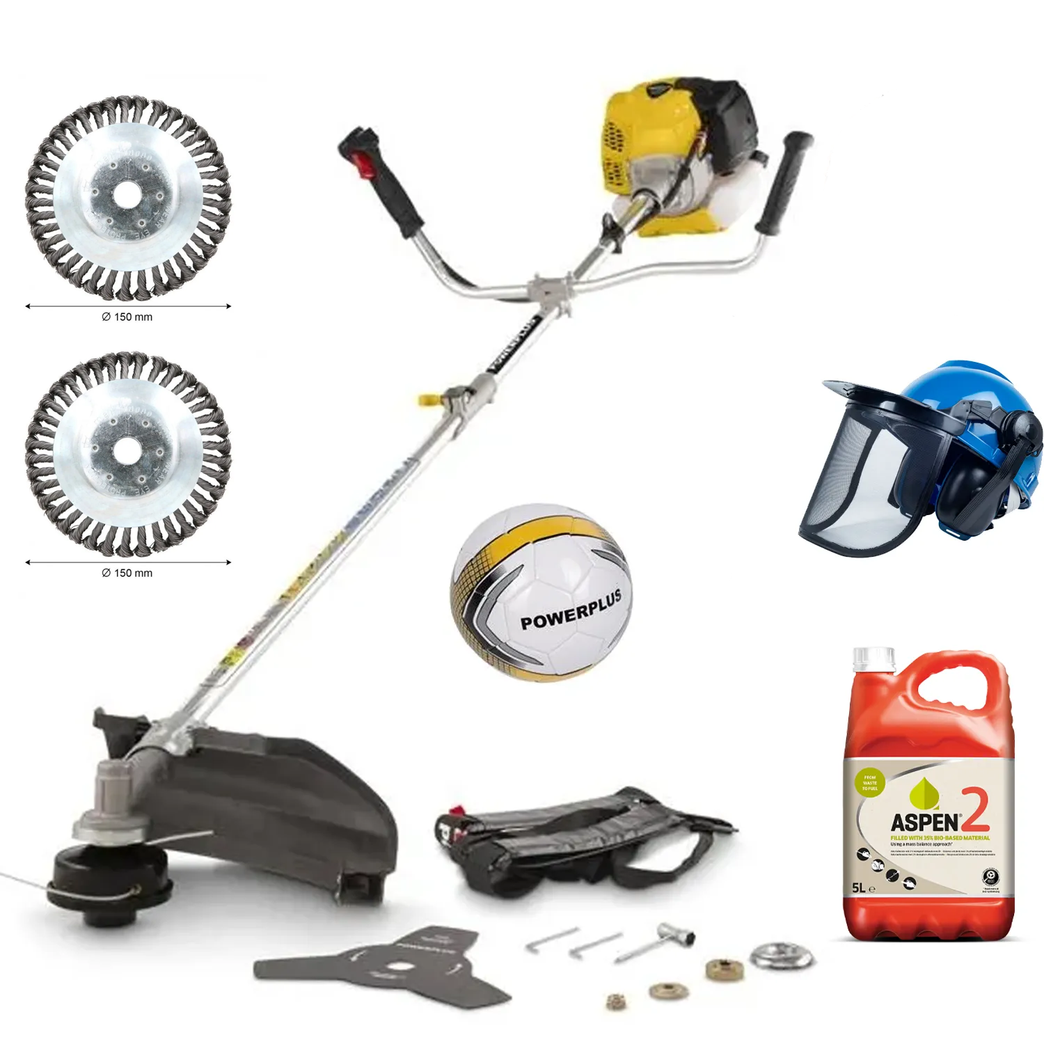 PowerPlus POWEG8013 Bosmaaier 2-in-1 - 43cc - KIT - Default image for the product