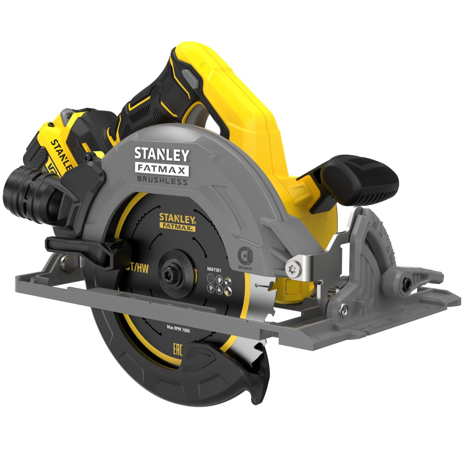 Stanley SFMCS551M1T-QW Accu Cirkelzaag Brushless 18V– 190 mm in T-stack Koffer + 4,0 Ah Accu&lader - Detailed view of the product