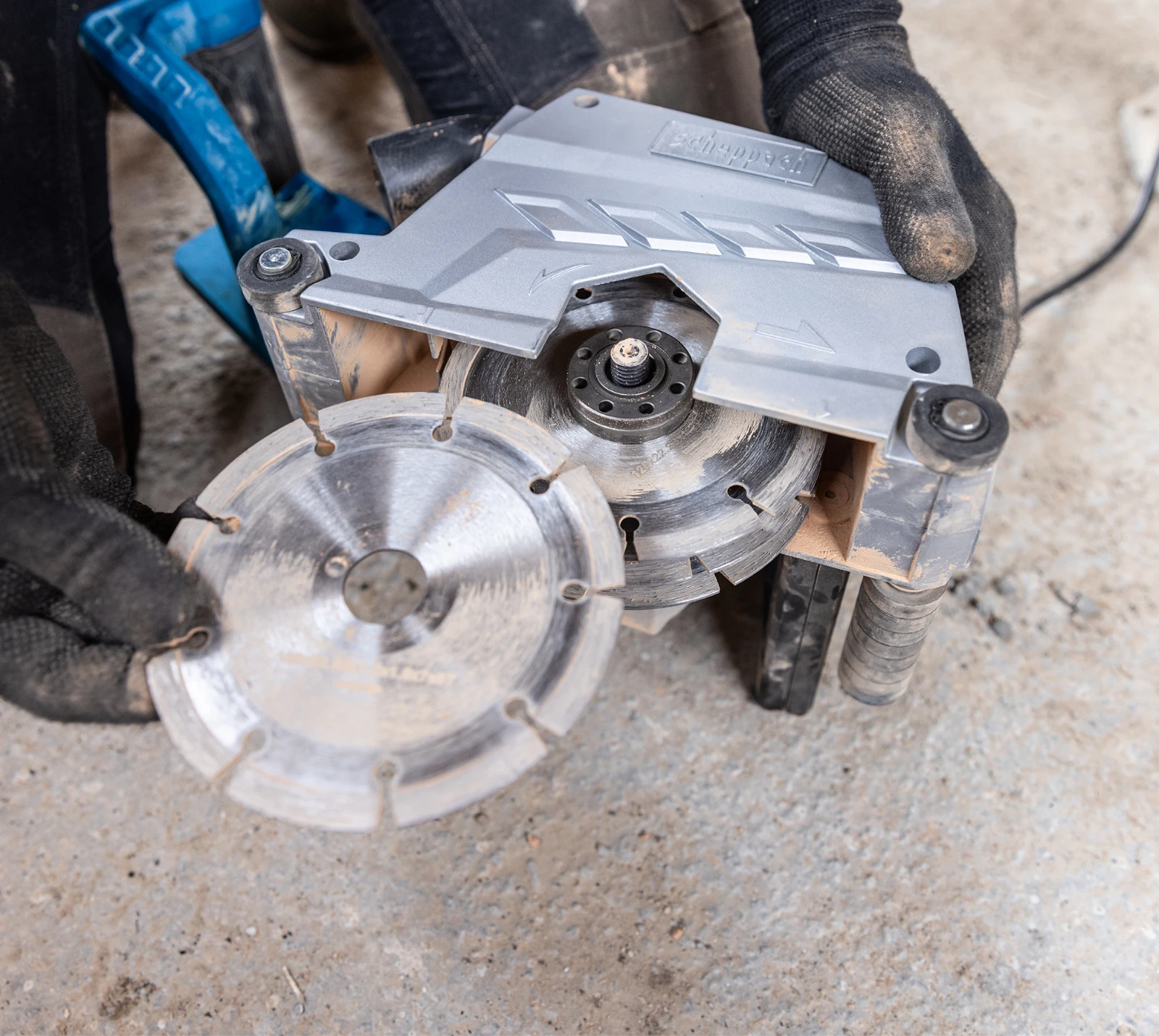 Scheppach Muurfrees MNF2250– 2250W Sleuvenfrees Ø125 mm thumbnail 6