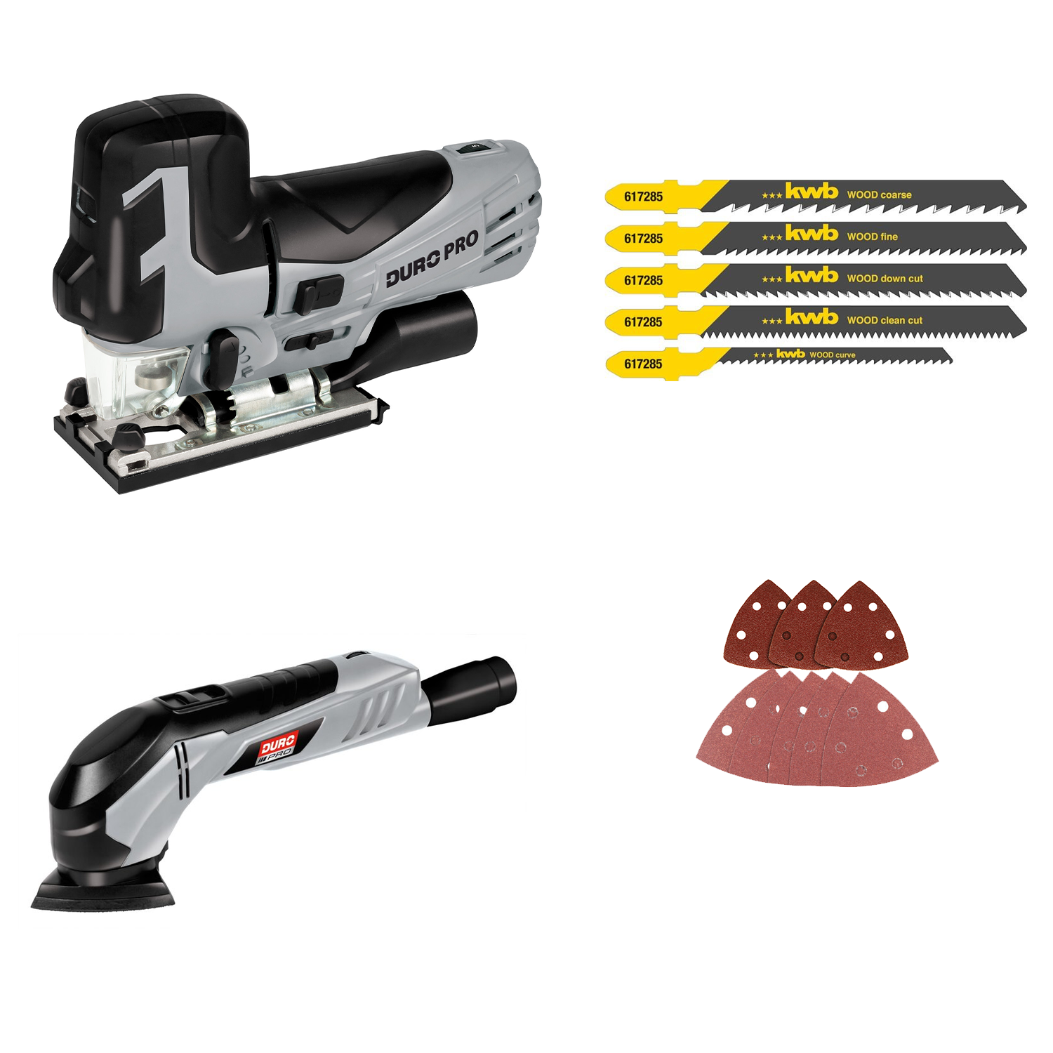 Duro Pro Delta Schuurmachine + Decoupeerzaag Set - Default image for the product