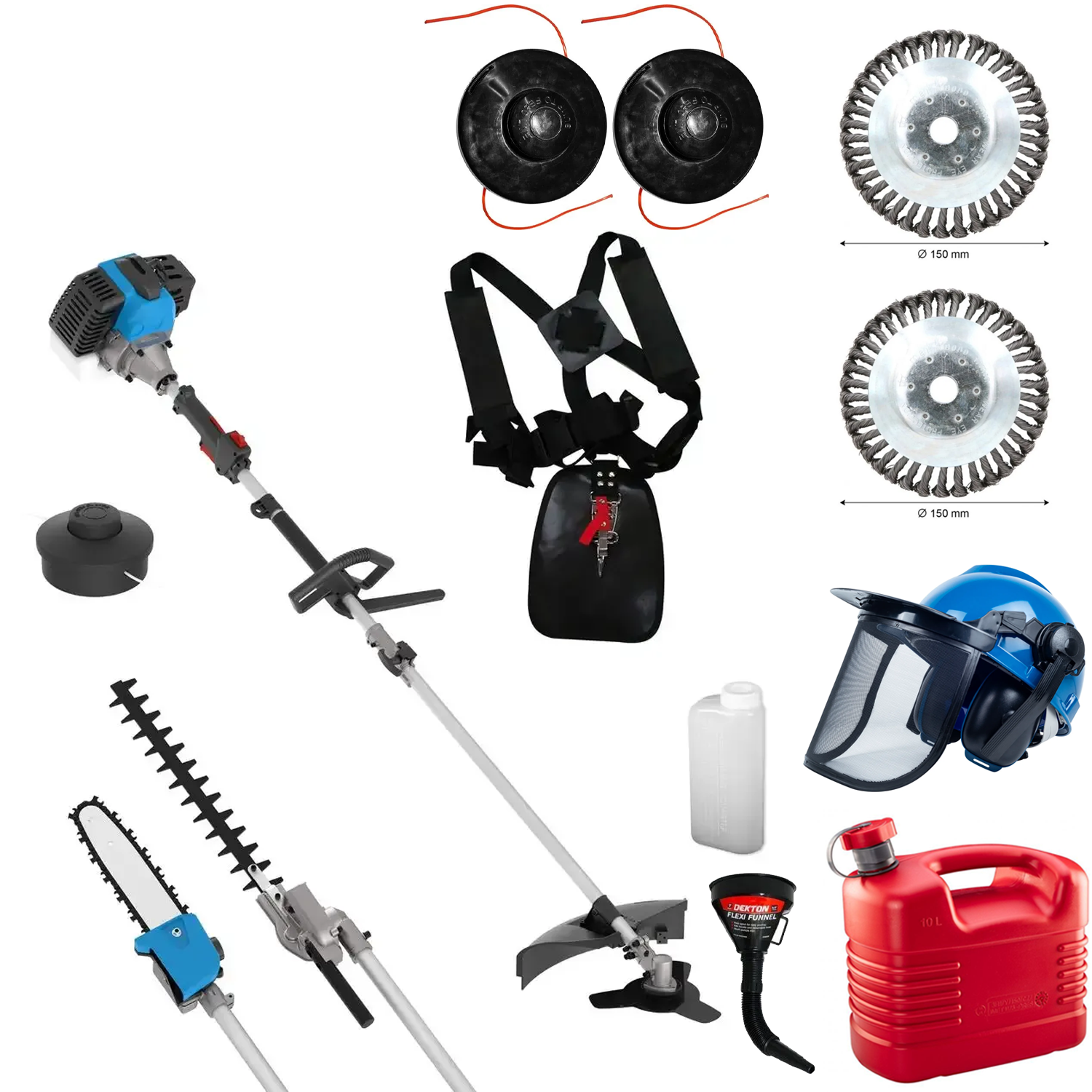 Güde GPS 1001 4in1 Tuinmachine Set 43cc - STARTERKIT
