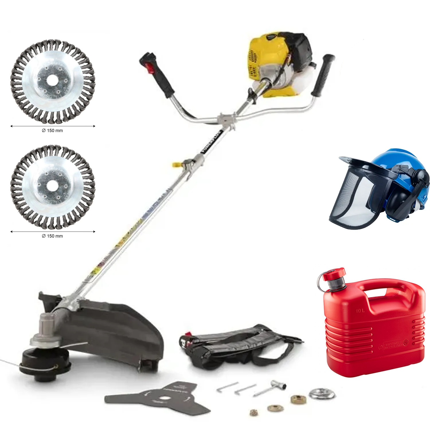 PowerPlus POWEG30408 Benzine Bosmaaier 43cc - KIT