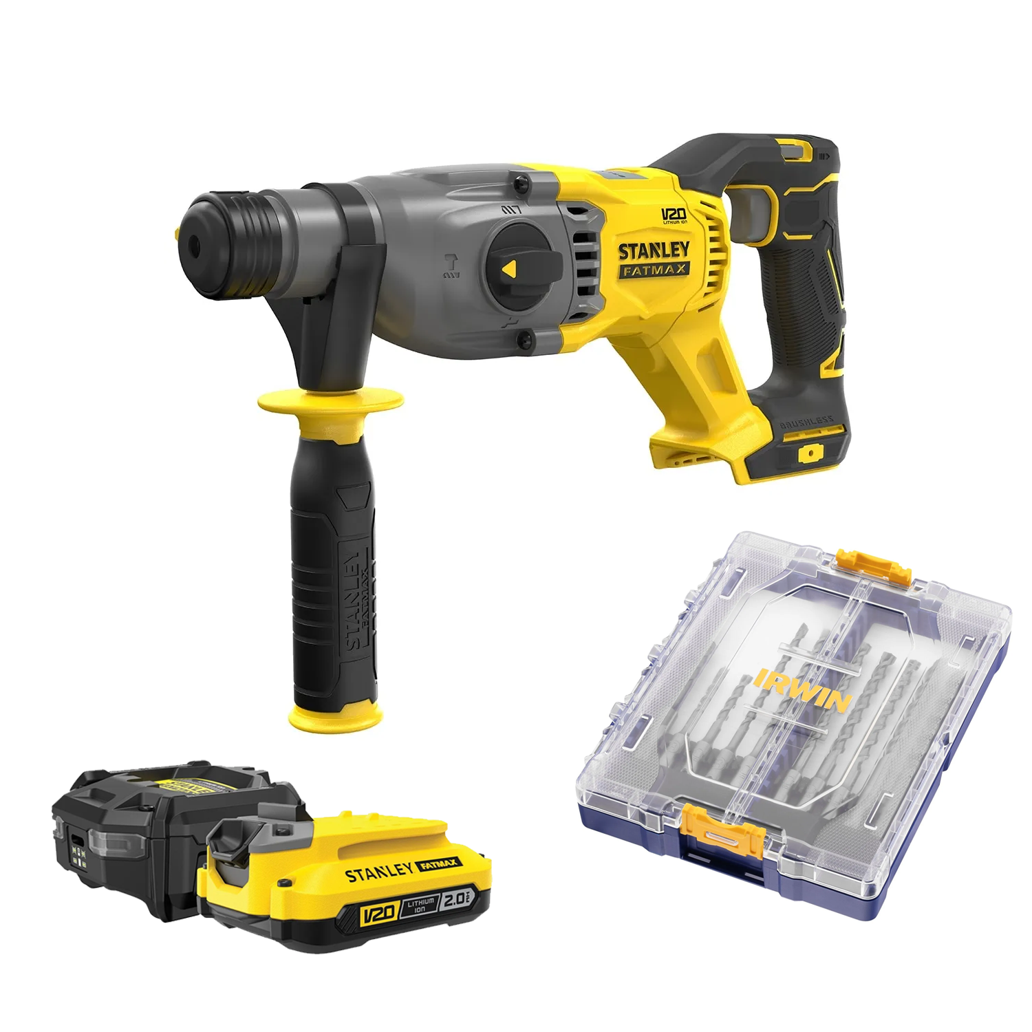 Stanley SFMCH900B Fatmax® V20 18V Brushless SDS+ Boorhamer - KIT afbeelding