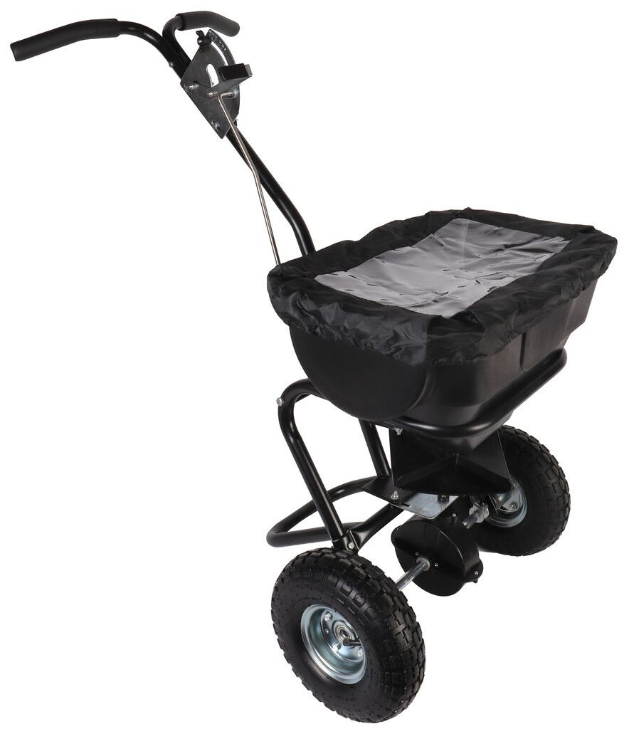 Talen-Tools Strooiwagen Professioneel 25 Liter | Luxe Universeel met Opklapbare Duwstang afbeelding