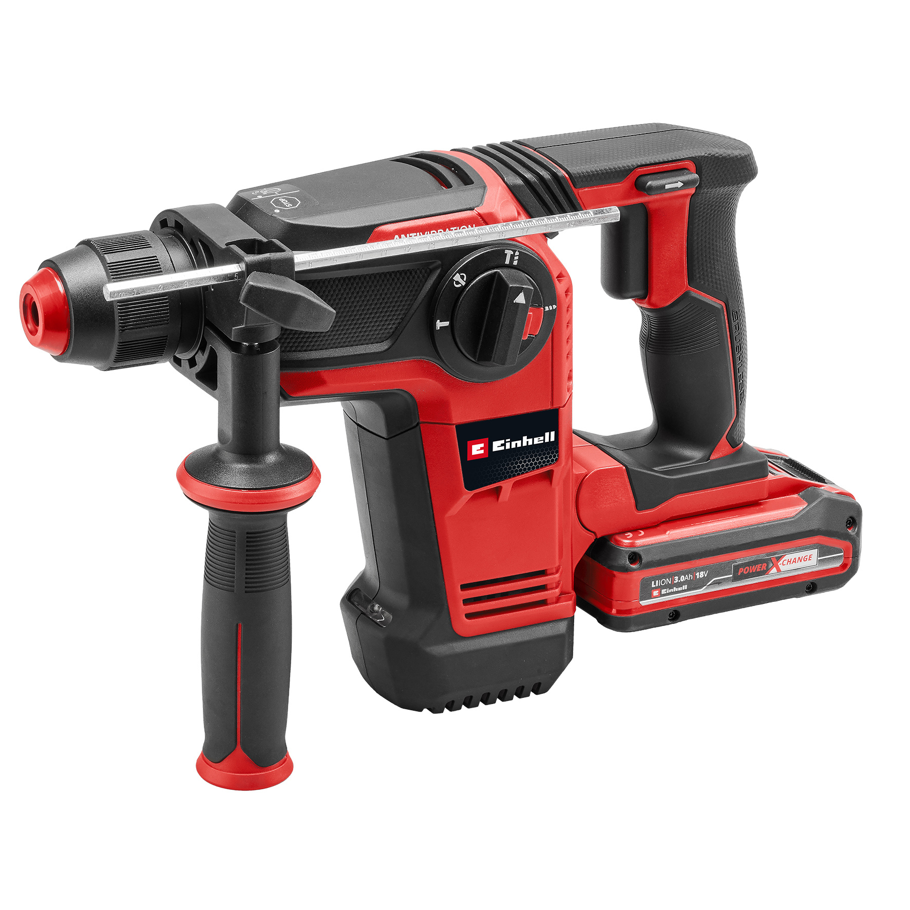 Einhell TP-HD 18/28 Li BL+4 (1x3,0Ah+) - PROFESSIONAL Accu Boorhamer - Power X-Change afbeelding