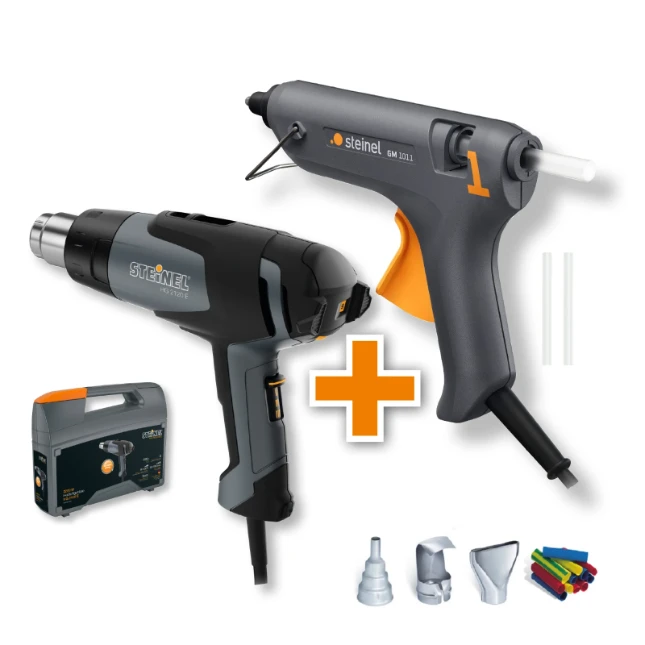 Steinel Actieset HG 2120 E&GlueMatic 1011 - in koffer afbeelding