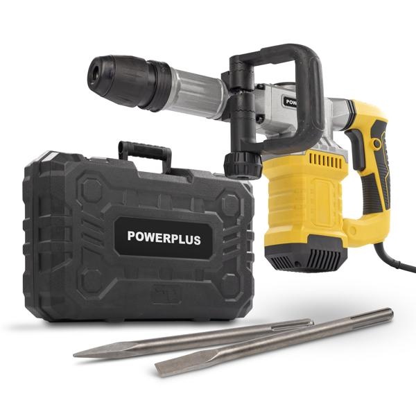 PowerPlus Breekhamer 1300W – SDS-MAX – incl. 2 beitels
