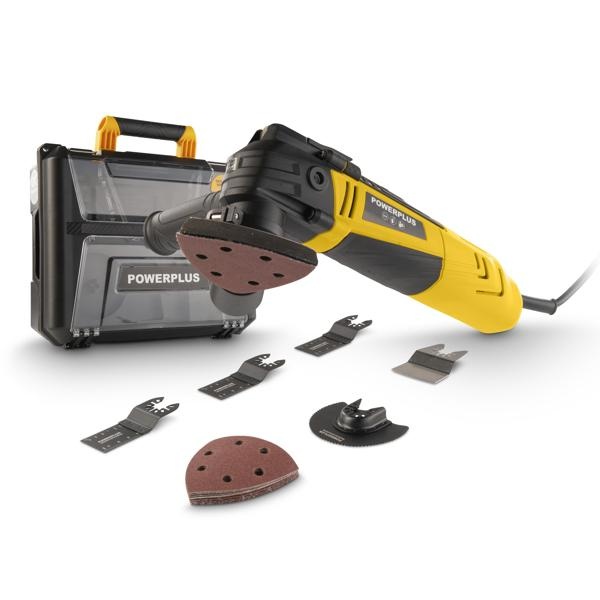 PowerPlus Oscillerende Multitool 300W– incl. 16 accessoires afbeelding