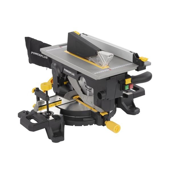 PowerPlus Afkort- en Tafelzaag 2-in-1 2000W Ø254 mm