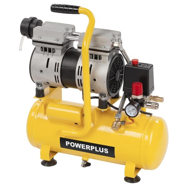 PowerPlus Olievrije Compressor Silent 550W– 6 liter afbeelding