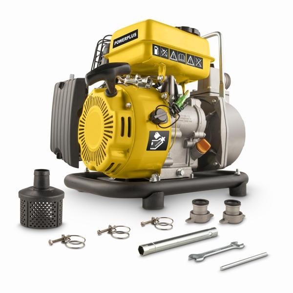 PowerPlus Benzine Waterpomp 79cc– 14.000 l/uur afbeelding
