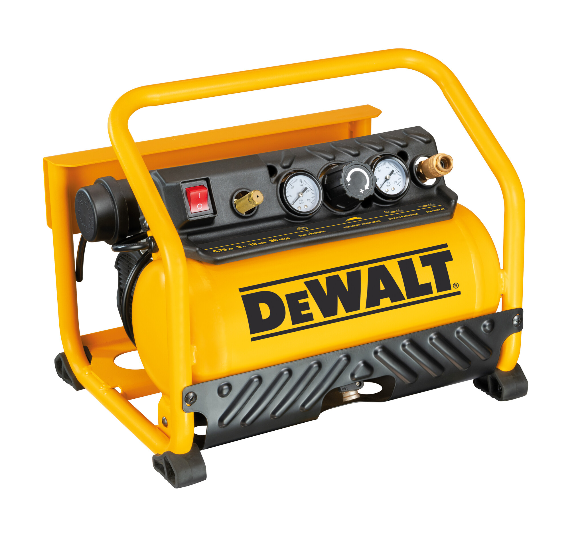 DeWalt Silent Compressor S15RE – 5 Liter – 10 Bar – 550W – Olievrij