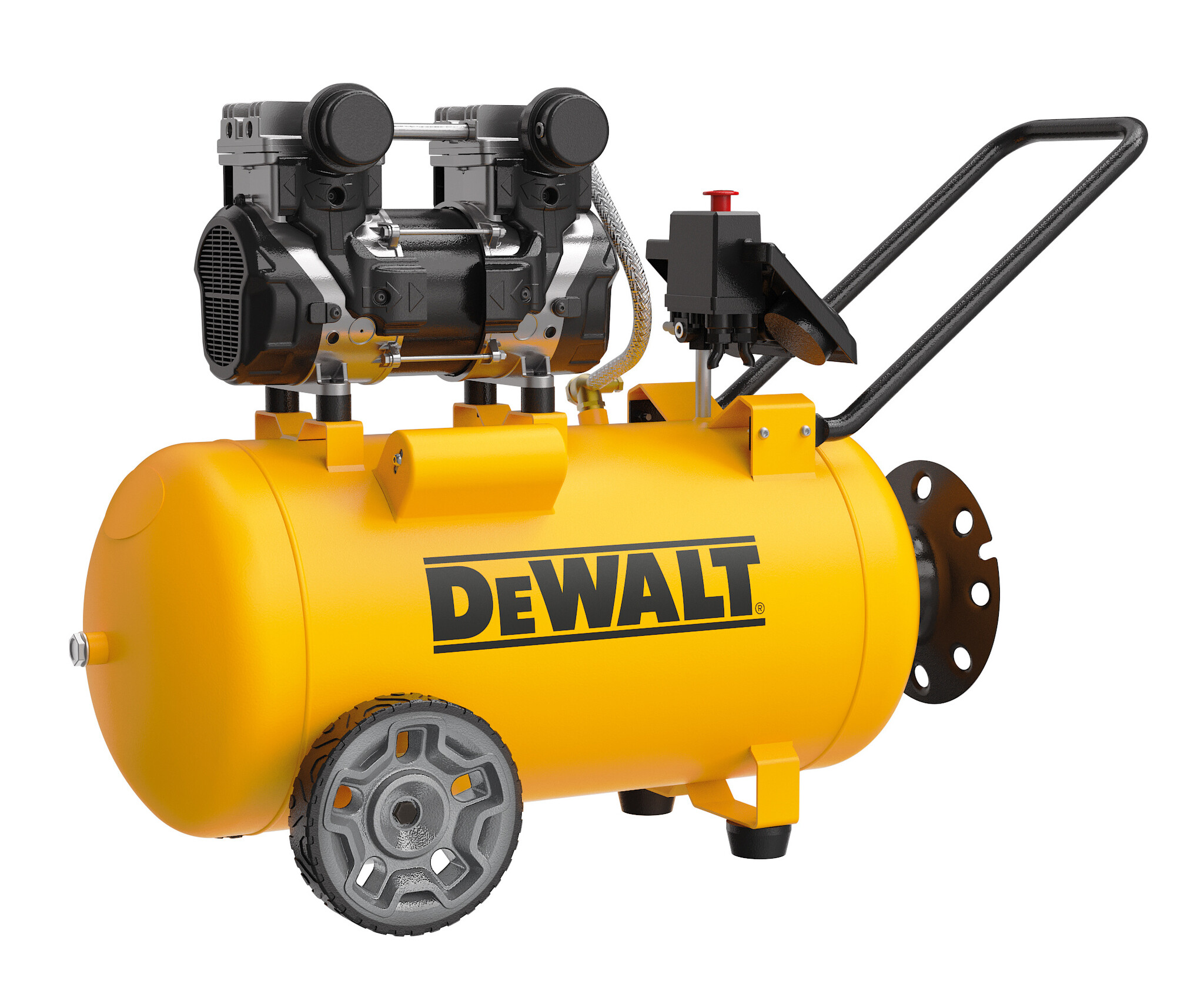 DeWalt Silent Compressor DXCMS2550HE– 50 Liter – 10 Bar – 1800W afbeelding