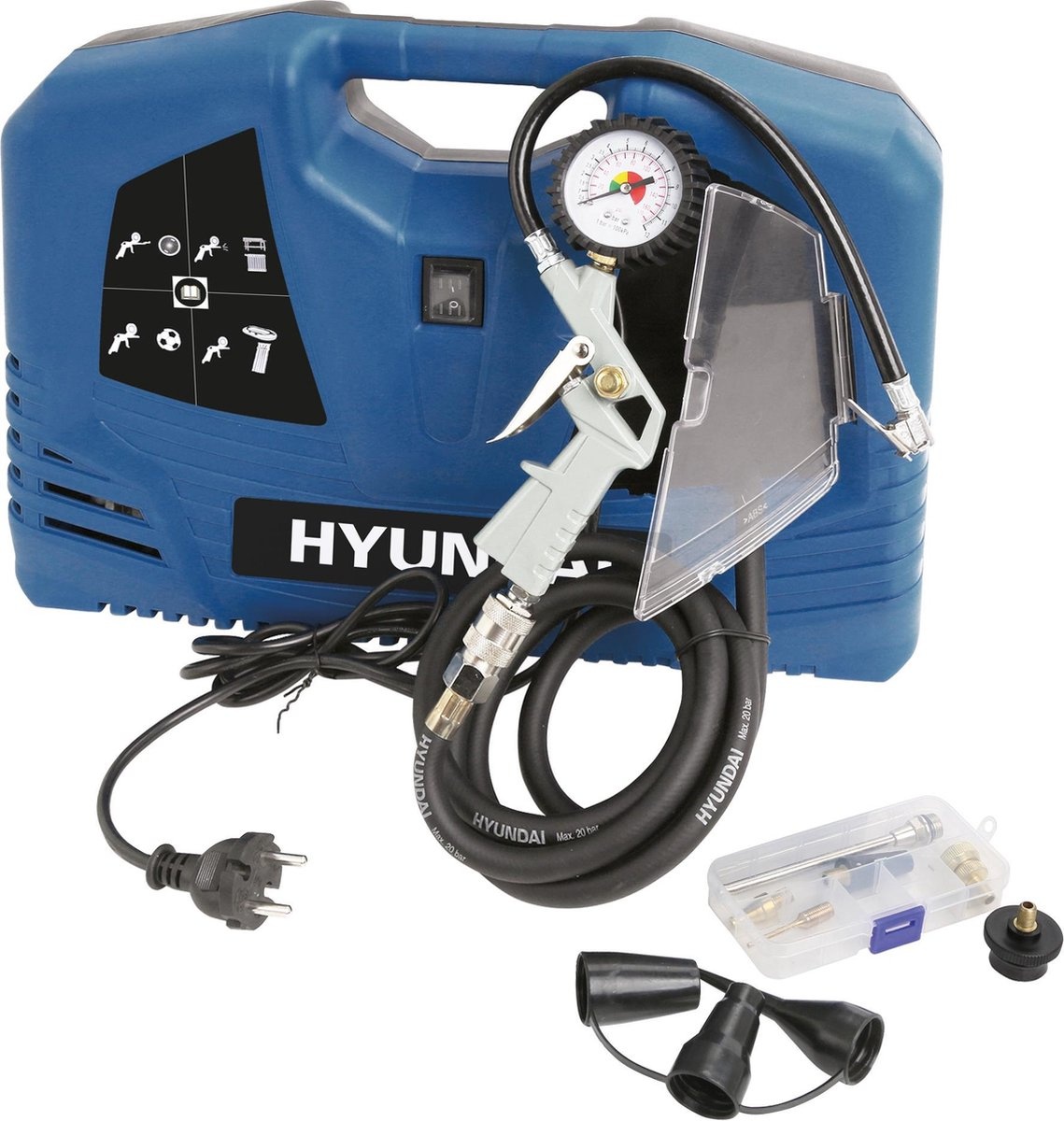 Hyundai Compressor 1100W BOX - 55791 afbeelding