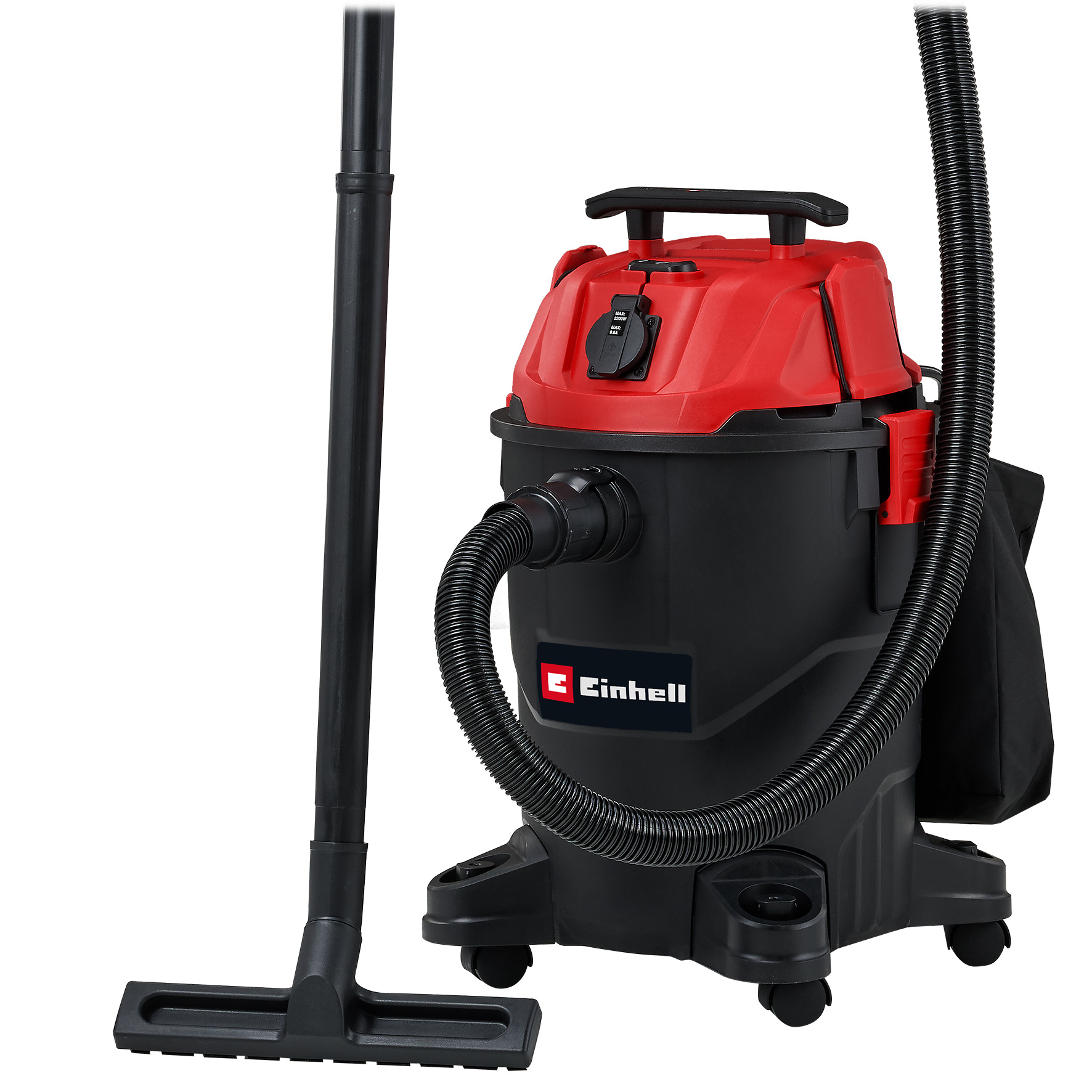 Einhell TC-VC 2555 A – Nat-/Droogzuiger – 25L – 850W – Met stopcontactfunctie