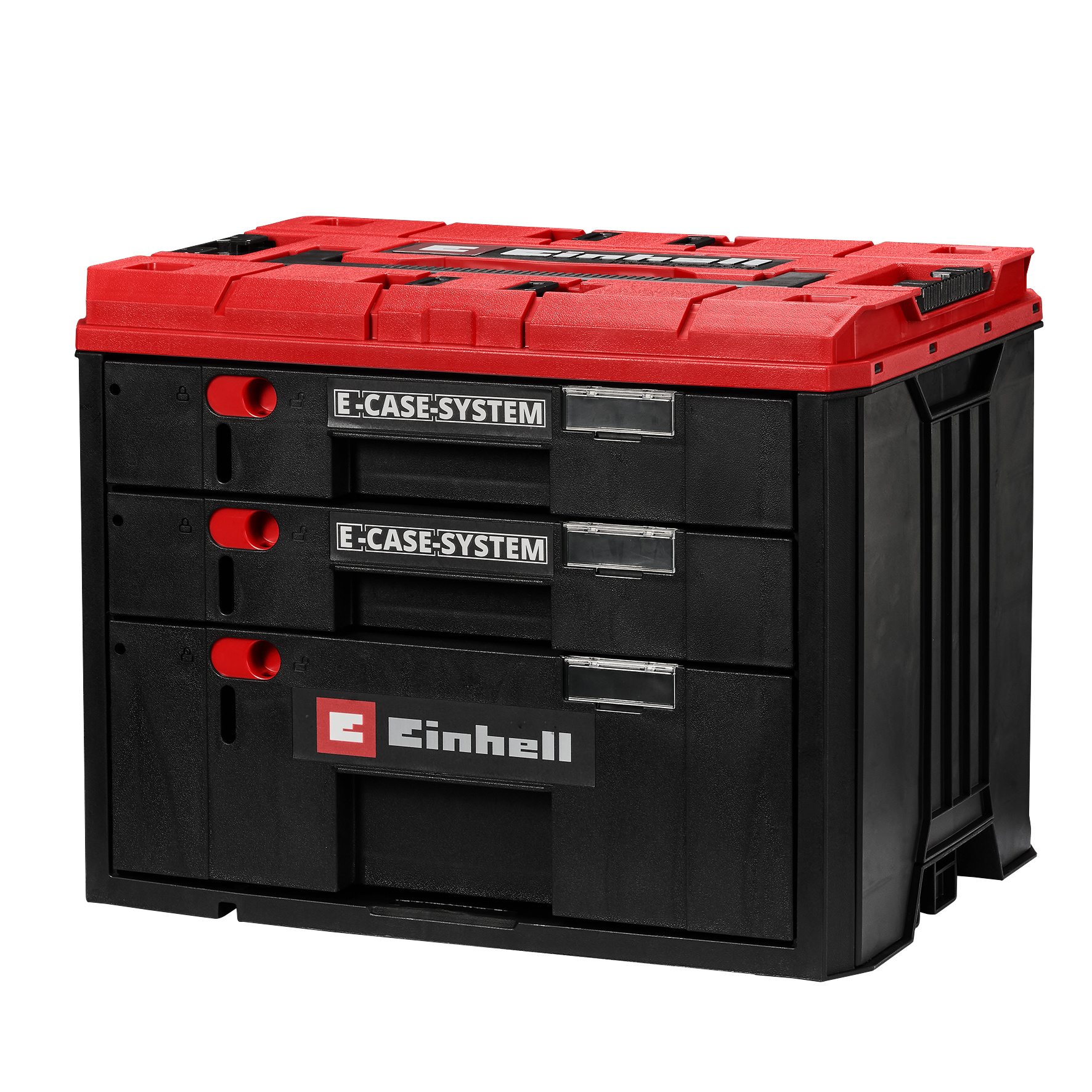 Einhell E-Case Schubladenkoffer – Modulair Opbergsysteem met 3 Lades
