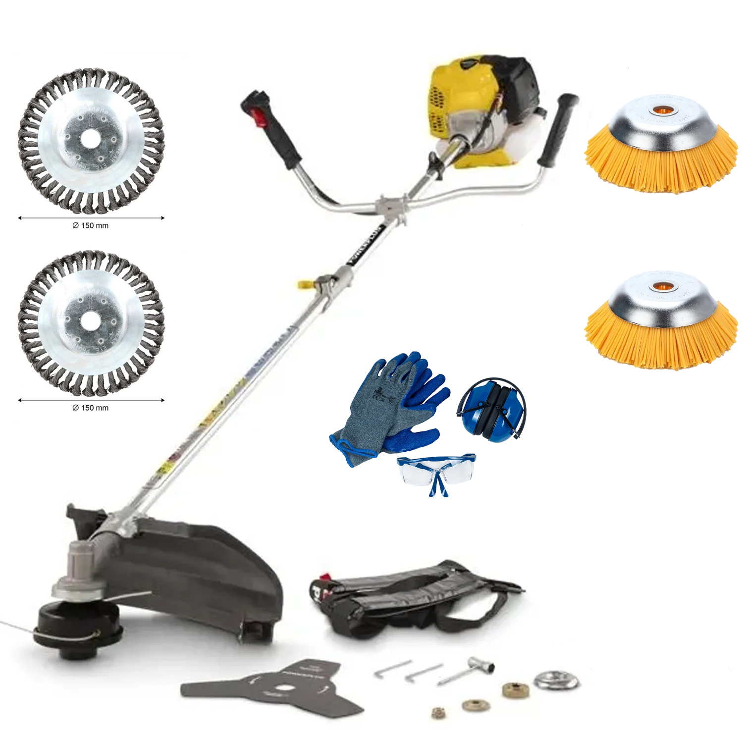 PowerPlus POWEG30408 Benzine Bosmaaier 43cc - KIT