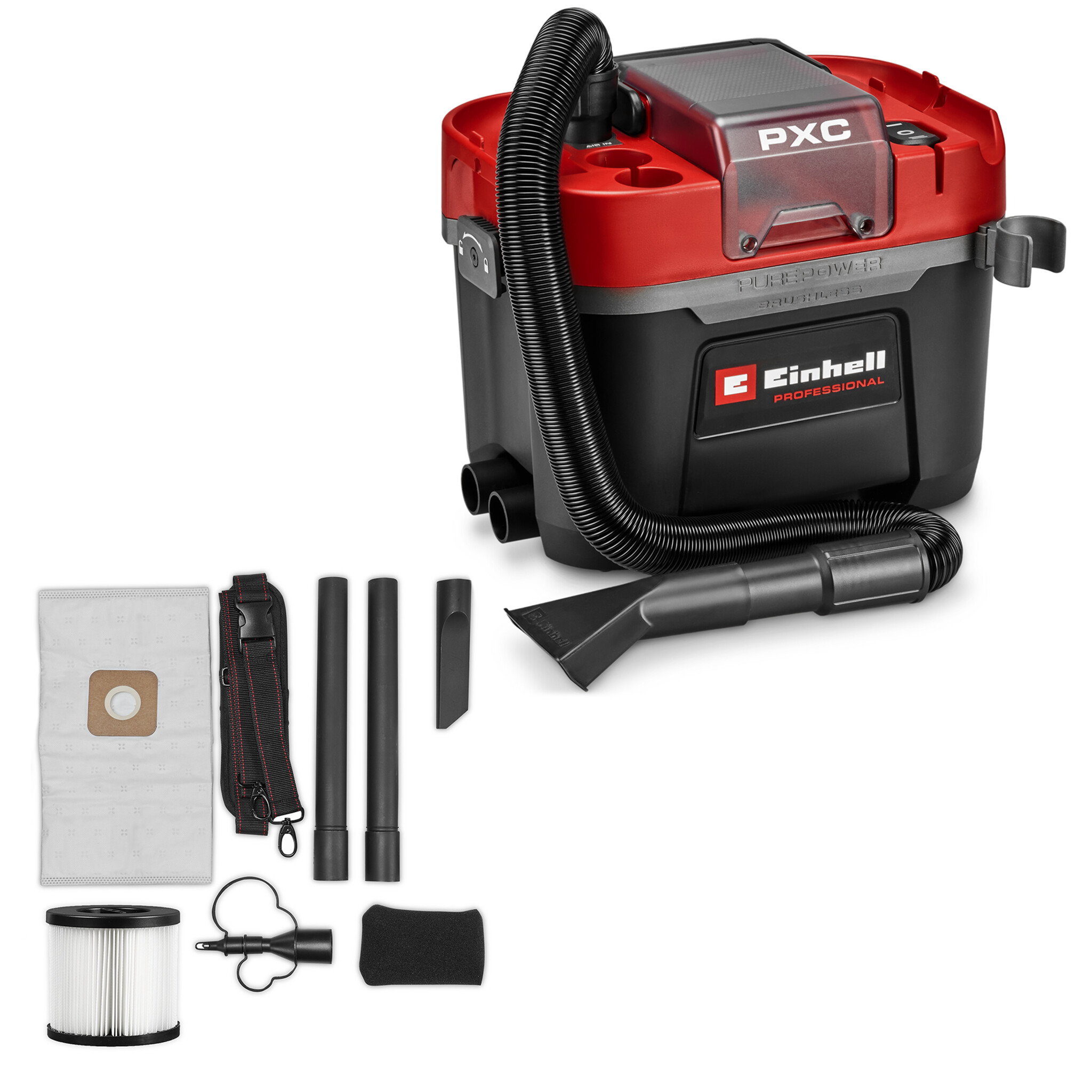Einhell TP-VC 18/10 Li BL L-Solo – Accu Nat- en Droogzuiger Professional Power X-Change