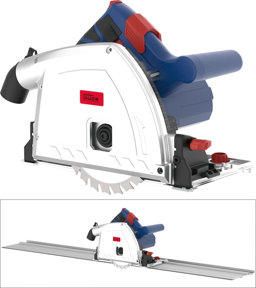 Güde Invalzaag TS 57-1400 KE Set – 1400W – 165 mm – Inclusief 2 Geleiderails - 2e KEUS