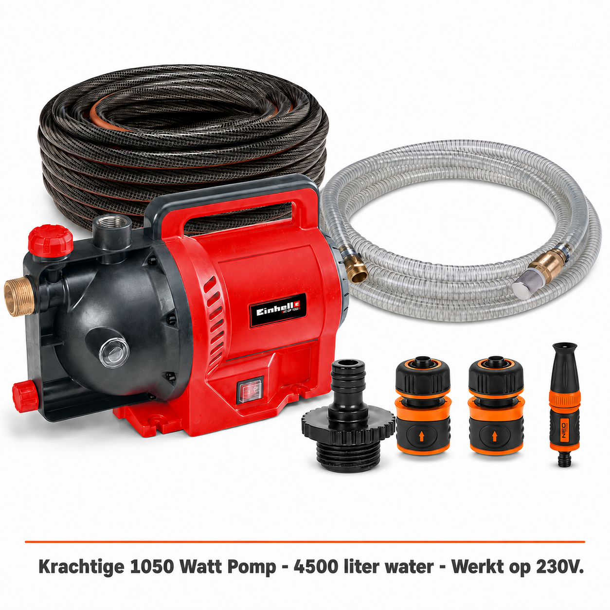 Einhell GC-GP 1045 Tuinpomp Complete Set