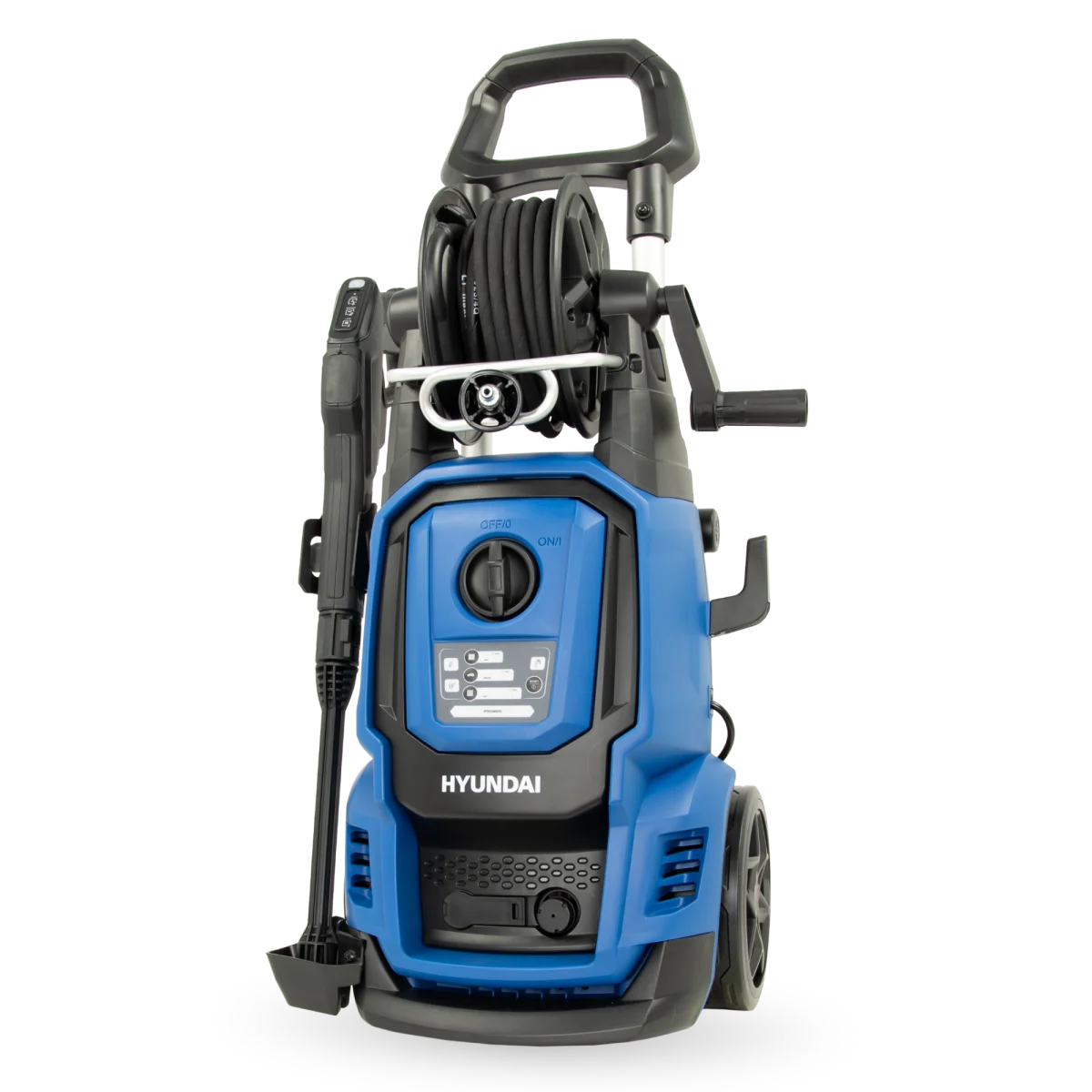 Hyundai 2400 Watt Elektrische Hogedrukreiniger – 195 Bar, Remote Control en Slanghaspel | HPW2400CRE