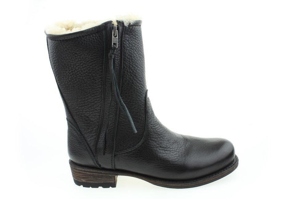Zwarte BLACKSTONE Lange laarzen OM21 | Omoda